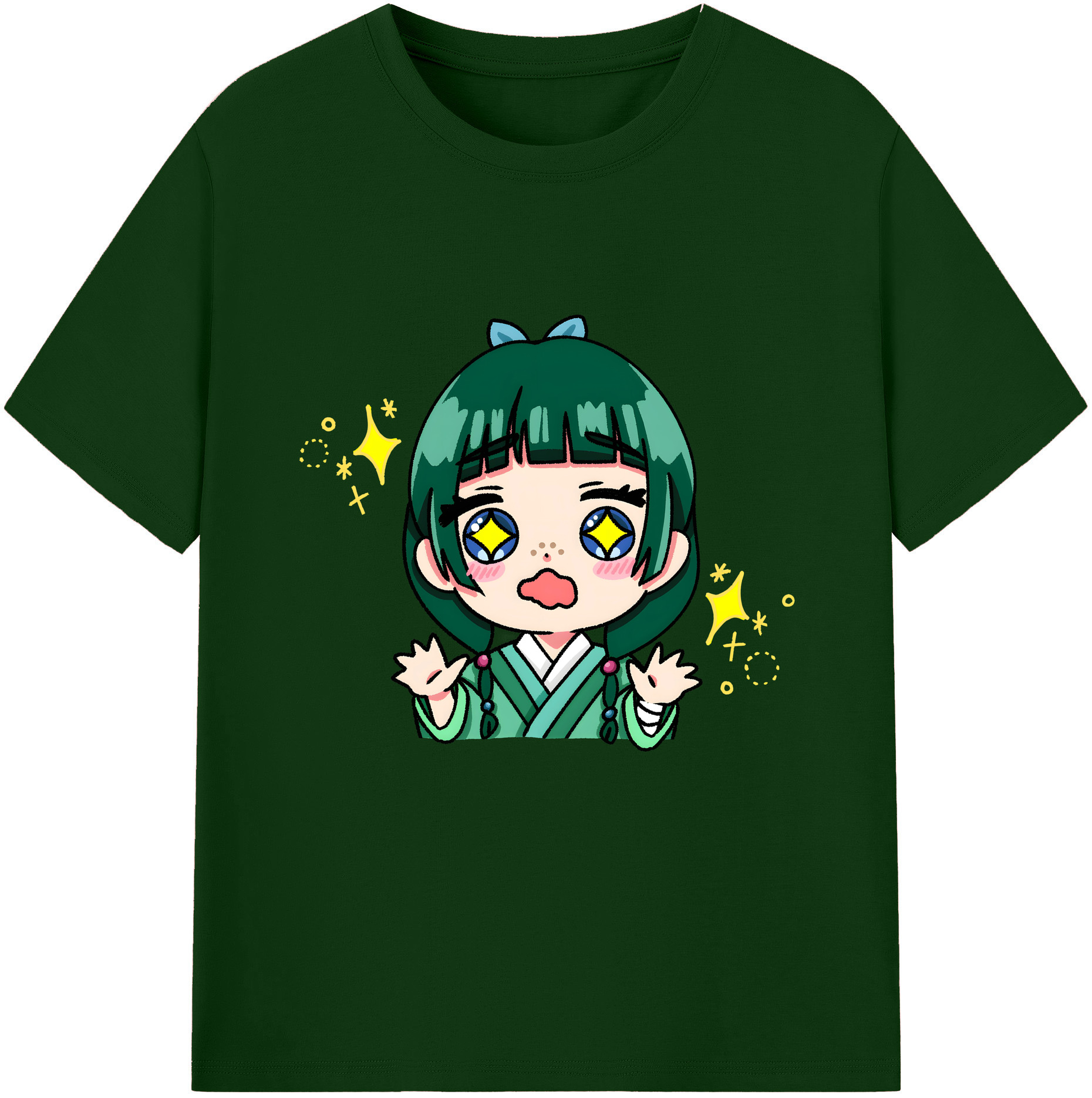 （画像用） 薬屋のひとりごと The Apothecary Diaries 綿100％半袖Tシャツ（フロントプリント）